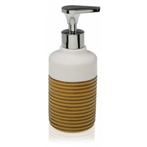 Dispenser alb/galben din plastic 7x18,5 cm Mild Soap Versa Home