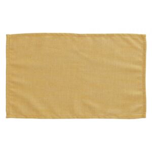 Set 4 protectii masa dreptunghiulare galbene din textil 30x50 cm Samay La Forma