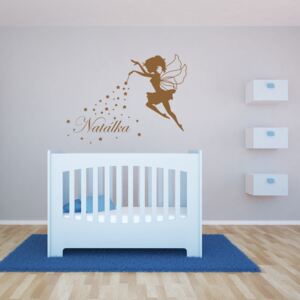 GLIX Magic Fairy - autocolant de perete Maro 50 x 40 cm
