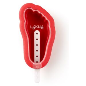 Formă din silicon pentru înghețată în formă de picior Lékué Iconic, roșu
