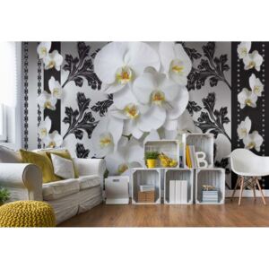 Fototapet GLIX - Luxury Floral Orchids 2 + adeziv GRATUIT Tapet nețesute - 312x219 cm