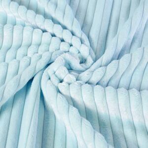 Goldea tesături din polyester minky - albastru deschis - lătime 150 cm 150 cm