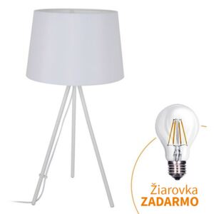 Lampă de masă Milano wa005-w, albă, trepied