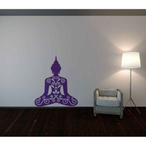 Meditation - autocolant de perete Mov 35 x 40 cm