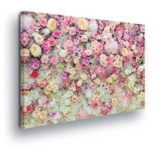 Tablou - Pastel Flowers 60x40 cm