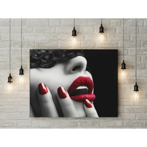 Tablou canvas Red Lips
