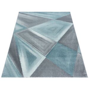 Covor Modern & Geometric Nami, Albastru, 80x150 cm