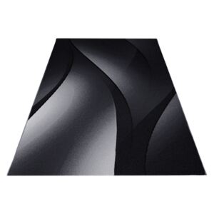 Covor Modern & Geometric Verdis, Negru, 120x170 cm