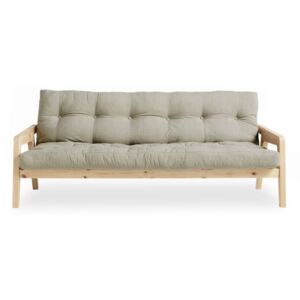Canapea extensibilă Karup Design Grab Natural/Linen, gri - bej