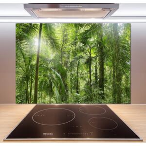 Sticlă printata bucătărie Padure tropicala