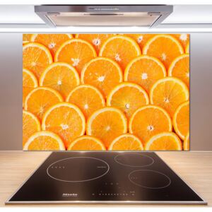 Șorț de bucătărie din sticlă Felii de portocale