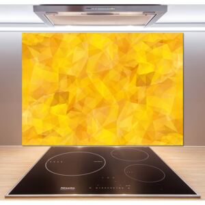 Panou sticlă bucătărie Triunghiuri abstractizare