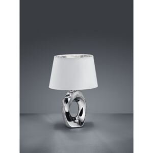 Trio TABA R50511089 lampa de masa de noapte argintiu ceramică excl. 1 x E14, max. 40W IP20