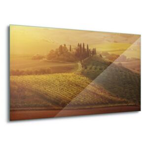 GLIX Tablou pe sticlă - Tuscan Dream 100x75 cm