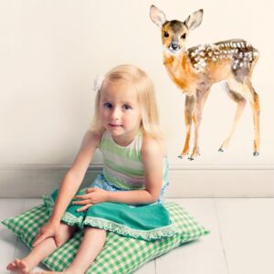 Autocolant refolosibil Baby Deer, 40x30 cm