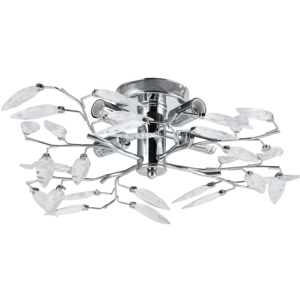 [lux.pro]® Lampa suspendata eleganta - Kira - crom / argintiu