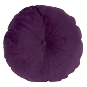 Pernă din bumbac PT LIVING, ⌀ 45 cm, violet