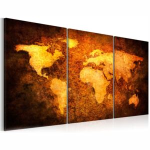 Tablou Bimago - Rusty continents 120x60 cm