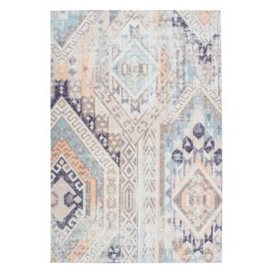 Covor Modern & Geometric Jora, Multicolor/Albastru 80x150 cm