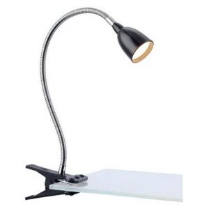 Lampă de masă LED cu clemă Markslöjd 106092 TULIP LED/3W/230V neagră
