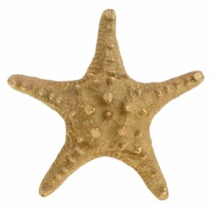 Starfish Decoratiune stea medie, Polirasina, Auriu