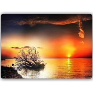 CARO Tablou metalic - Sunset On The Sea 4 40x30 cm
