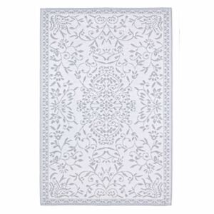 Covor textil alb gri Ansedonia 150 cm x 210 cm