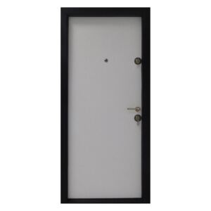 Ușă intrare apartament Clasic PVC Alb Stanga Premium Silver PVC