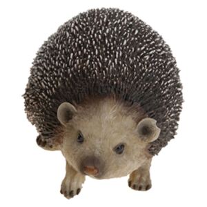 Decoratiune de gradina Hedgehog, 25x15x14,5 cm, polistone,maro