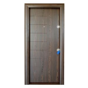 Ușă intrare apartament Modern PVC 309 Stanga Stejar PVC
