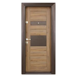 Ușă intrare apartament Arhitect PVC 422 Stanga Wenge PVC
