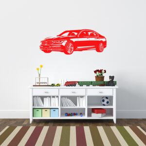 GLIX BMW G11 - autocolant de perete Rosu deschis 95 x 35 cm