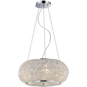 Pendul 6xE14 crom cristal Pasha Ideal Lux 082158