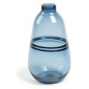 Vaza albastra din sticla 28.5 cm Jillian La Forma