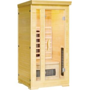 Sauna cu infrarosu Sanotechnik Punto, 90x90x190 cm, 1400 W, pentru 1 persoana