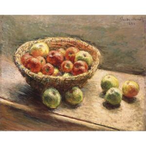 Monet, Claude - A Bowl of Apples; Le Panier de Pommes, 1880 Reproducere