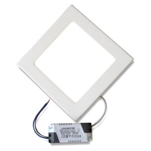 Spot LED Tween Light TINUS, 5.5 W, 600 lm, 12 x 12 cm, patrat alb