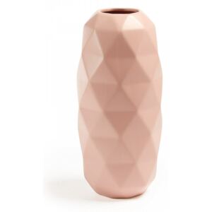 Vaza roz din ceramica 35 cm Lineal La Forma