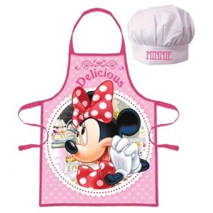 Set sort si boneta de bucatar Minnie Mouse Delicious