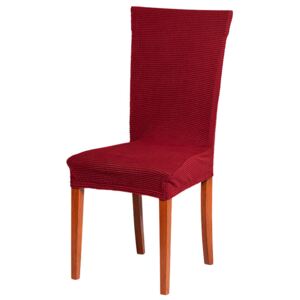 ASTOREO Husa universala pentru scaun, manchester - visiniu - Mărimea scaun 38x38 cm, inaltime spata
