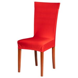 ASTOREO Husa de scaun elast. intr-o sing.culoare - rosu - Mărimea scaun 38x38 cm, inaltime spata