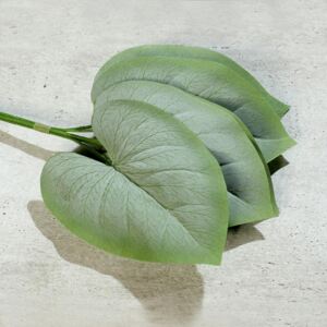 Frunze artificiale verde pudrat - 40 cm