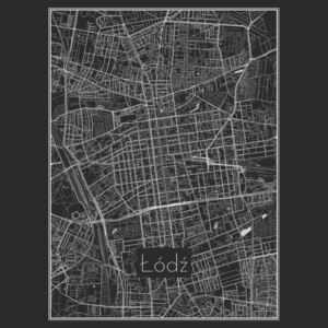 Ilustrare Map of Łódź, Nico Friedrich