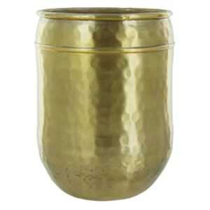 Ghiveci auriu din aluminiu 23 cm Oyibo Lifestyle Home Collection