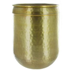 Ghiveci auriu din aluminiu 30 cm Bozhidar Lifestyle Home Collection