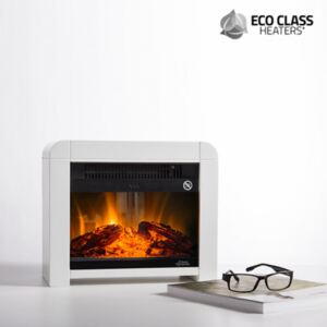 Semineu electric alb, Fire effect Eco Class