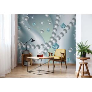 Fototapet - Pearls Gems Abstract Design Vliesová tapeta - 368x254 cm