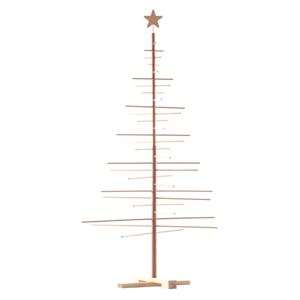 Brad din lemn pentru Crăciun Nature Home Xmas Decorative Tree, înălțime 190 cm