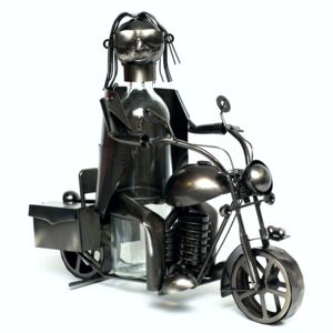 Suport metalic Motocicletă pentru sticlă de vin
