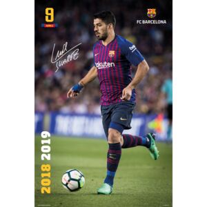 FC Barcelona 2018/2019 - Luis Suarez Accion Poster, (61 x 91,5 cm)